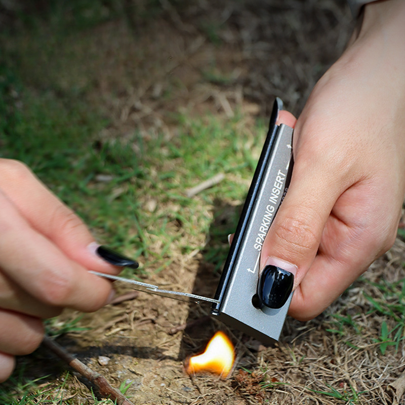 Fire Starting Kit - Waterproof Magnesium Flint & Steel Stick
