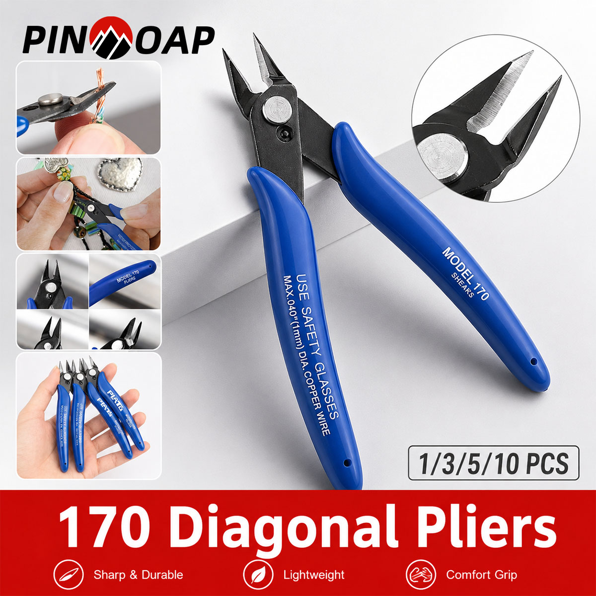 Multi Tool Plier - PINMOAP 170 Multi Purpose Pliers Heavy