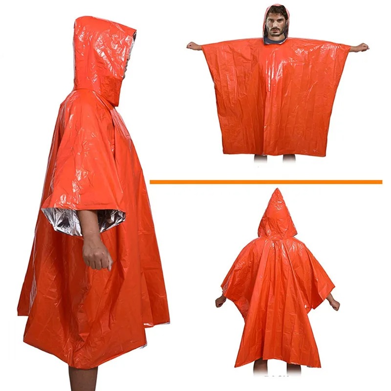 Camping Raincoat Waterproof Su - огляд і ціна Survival Blanket Reflective