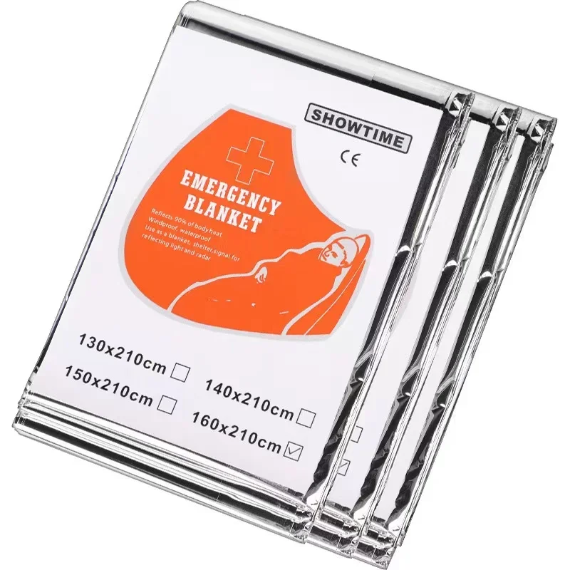 160*210cm 3 PCS Emergency Myra - огляд і ціна Survival Blanket Reflective