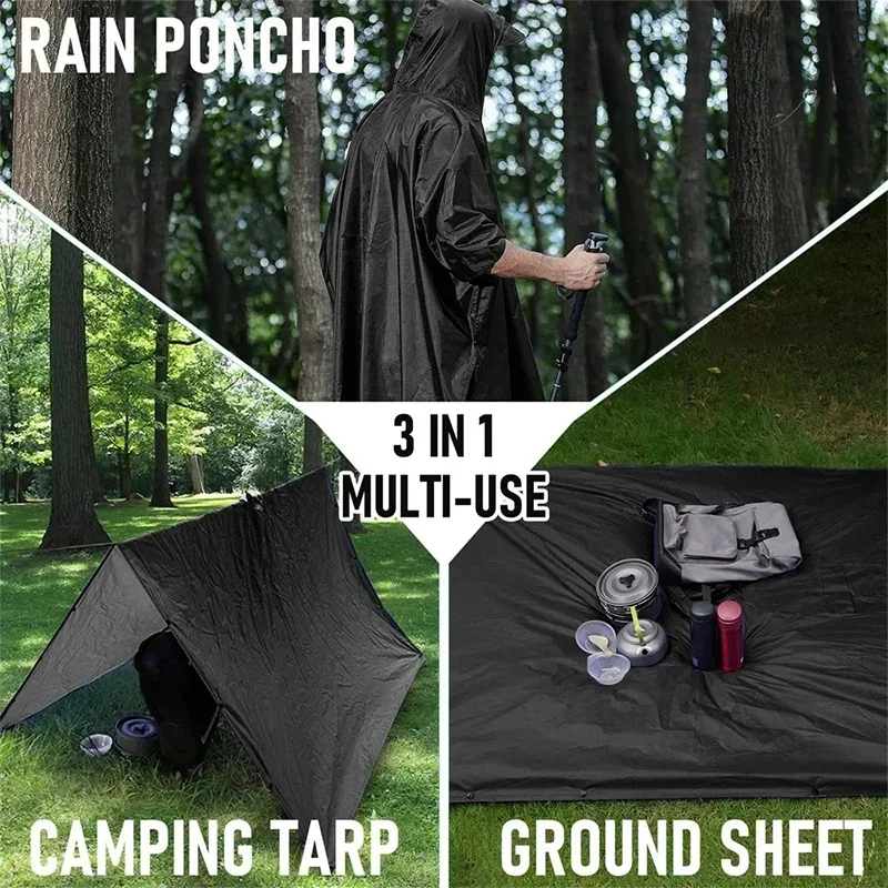 Outdoor 3 In 1 Military Rainco - огляд і ціна Emergency Poncho Rain