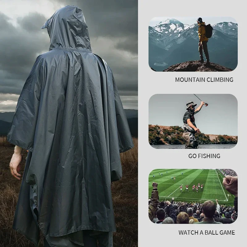 Outdoor 3 In 1 Military Rainco - огляд і ціна Emergency Poncho Rain