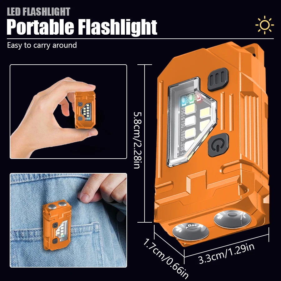 Mini Keychain EDC Flashlight R - огляд і ціна Fishing Kit Compact