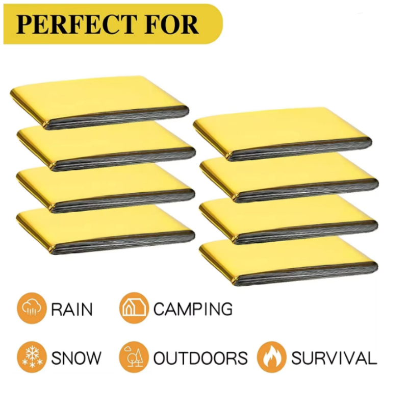 Portable Lightweight Aluminum  - огляд і ціна Survival Blanket Reflective