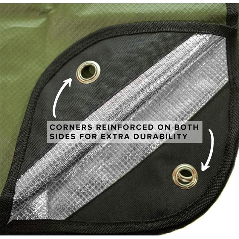 【TRAVEL ESSENTIAL】Waterproof,  - огляд і ціна Survival Blanket Reflective