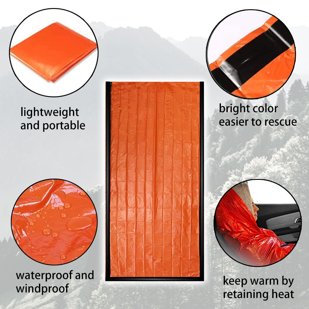 Waterproof Reusable Thermal My - огляд і ціна Emergency Mylar Tent