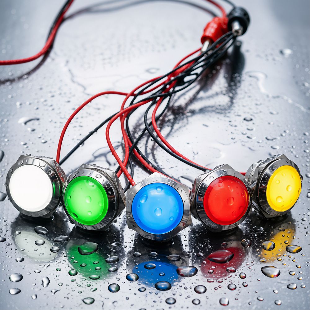Metal LED Indicator Light 12mm - огляд і ціна Signal Panel Orange