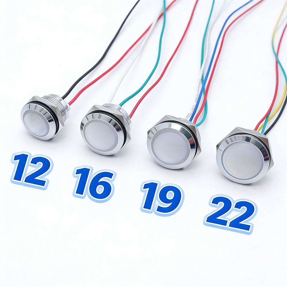 Metal LED Indicator Light 12mm - огляд і ціна Signal Panel Orange