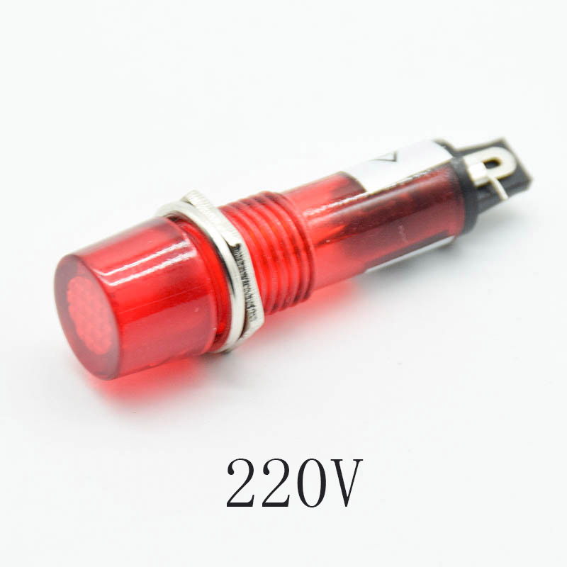 5Pcs 220V 12V 24V DC Mounting  - огляд і ціна Signal Panel Orange