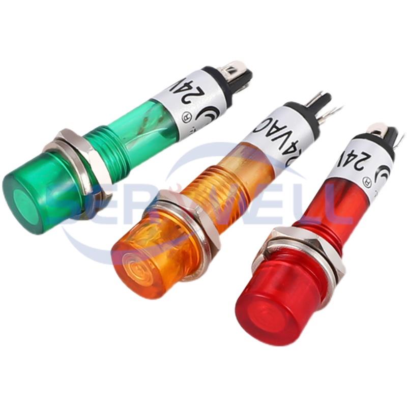 10pcs Panel 7mm Mounting Red G - огляд і ціна Signal Panel Orange