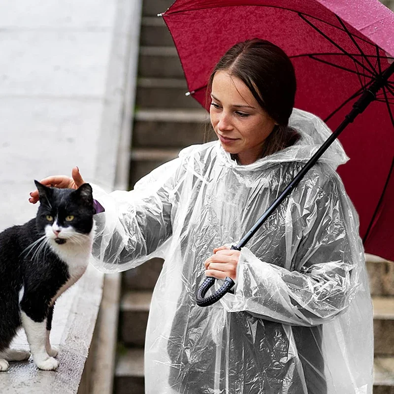 Disposable Waterproof Raincoat - огляд і ціна Emergency Poncho Rain