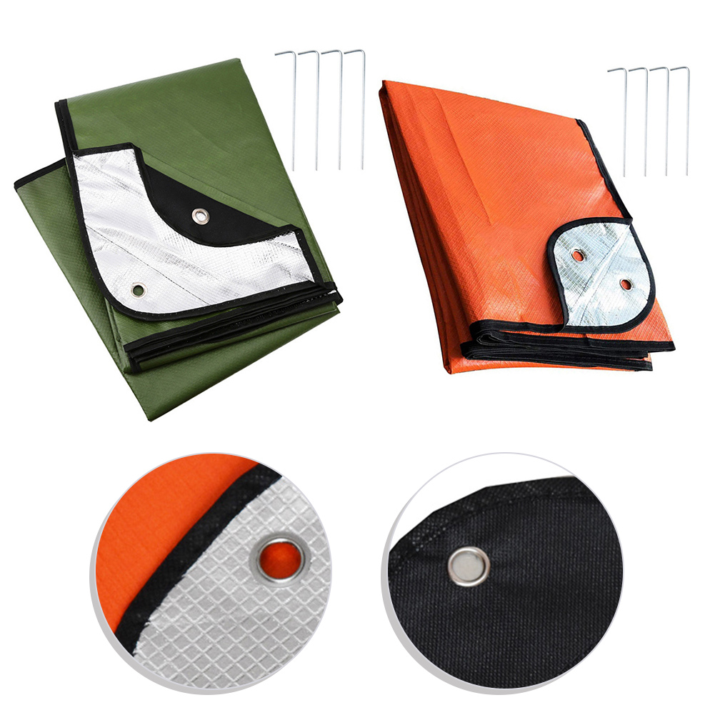1pc Outdoor Camping Survival B - огляд і ціна Survival Blanket Reflective