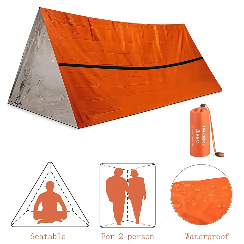 2 Person Emergency Survival Sh - огляд і ціна Emergency Mylar Tent