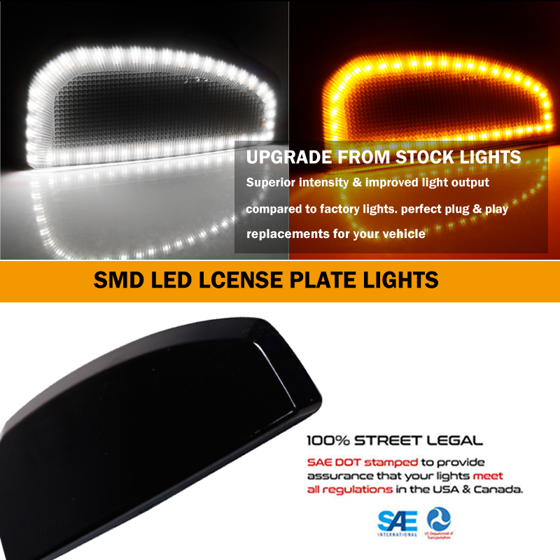 2pcs Switchback LED Side Mirro - огляд і ціна Signal Panel Orange