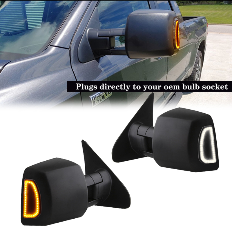 2pcs Switchback LED Side Mirro - огляд і ціна Signal Panel Orange
