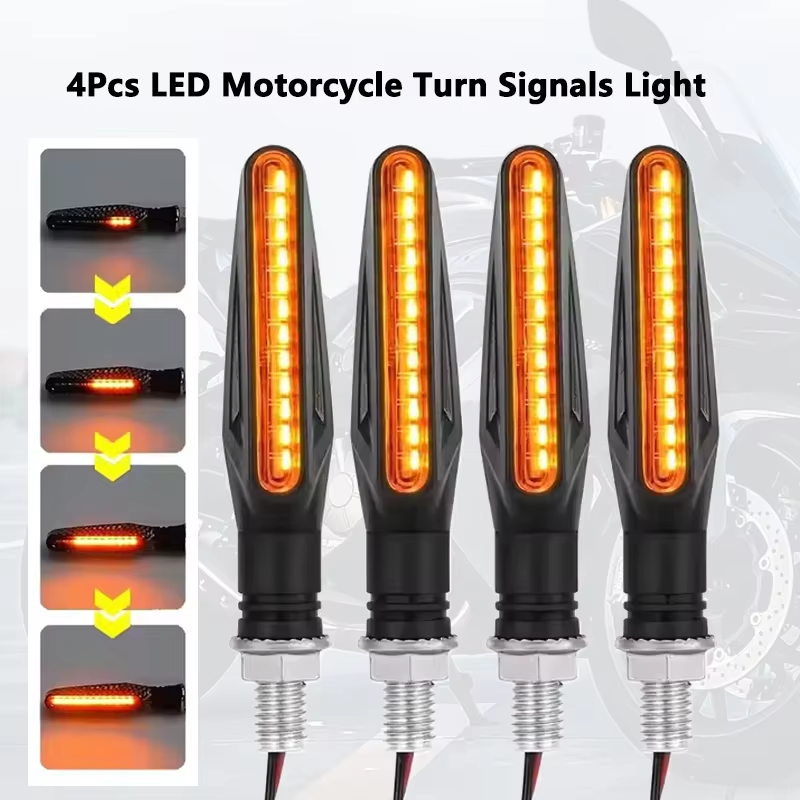 2/4PCS Motorcycle LED Turn Sig - огляд і ціна Sos Light Strobe