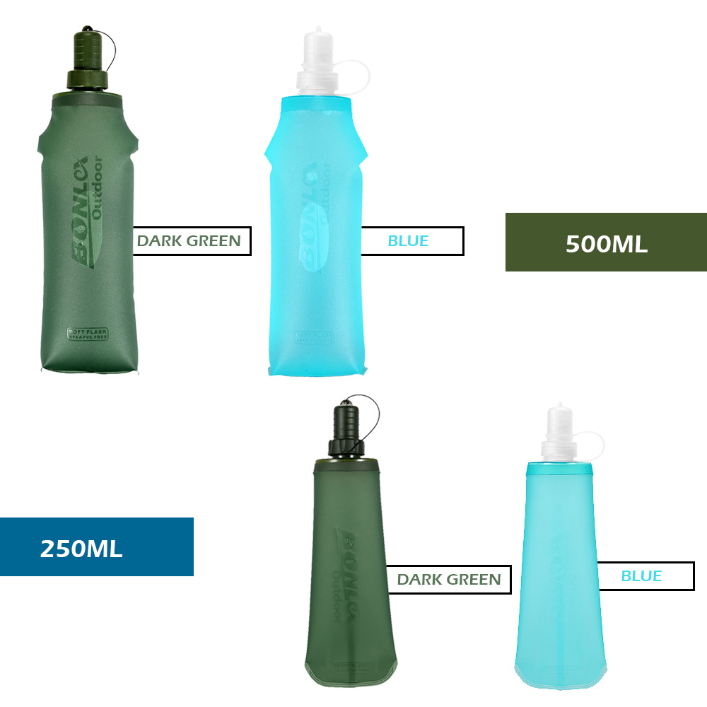 250ml 500ml Foldable Water Bag - огляд і ціна Water Bag Collapsible