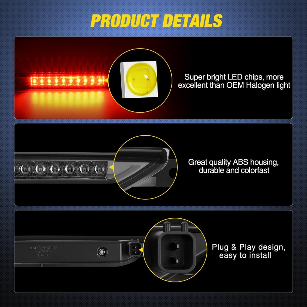 Nilight LED Third Brake Light  - огляд і ціна Compass Lensatic