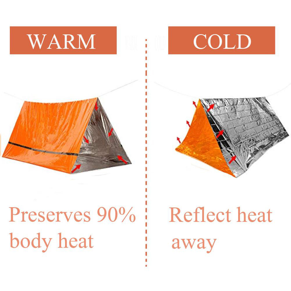 2 Person Emergency Shelter Biv - огляд і ціна Emergency Mylar Tent
