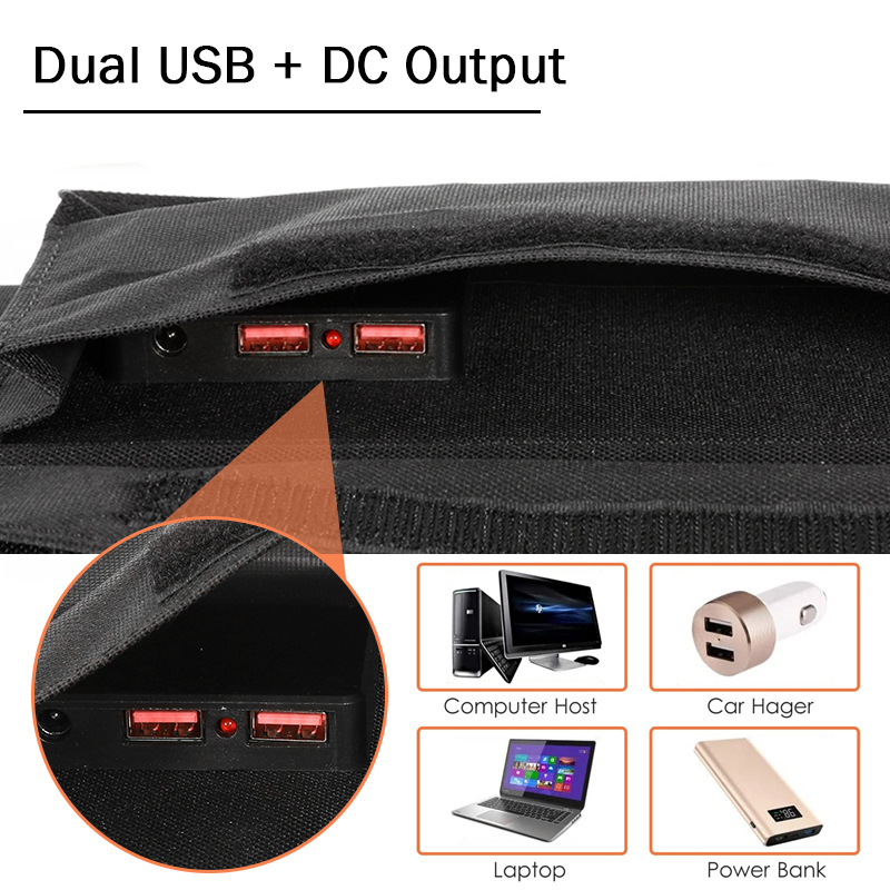 Outdoor Camping Hiking Foldabl - огляд і ціна Solar Emergency Charger