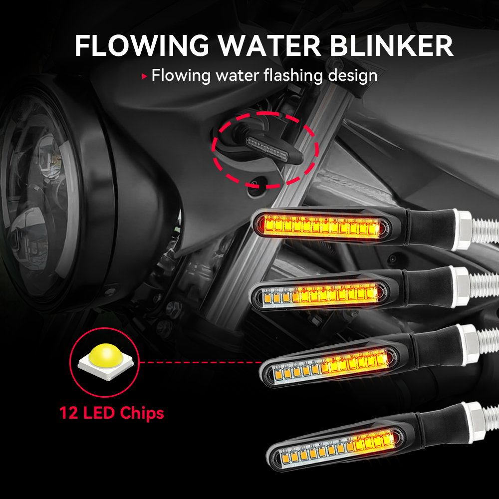 Motorcycle Led Turn Signals Di - огляд і ціна Sos Light Strobe