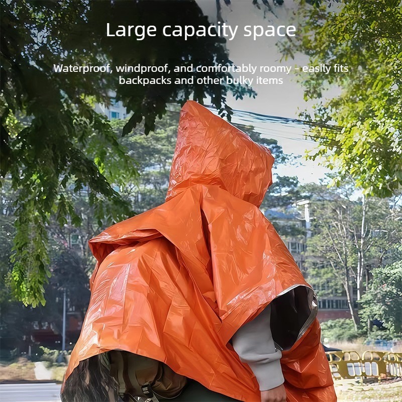 1-10PCS Emergency Rain Poncho  - огляд і ціна Emergency Poncho Rain