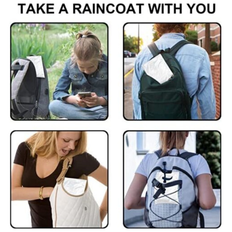 12Pcs Disposable Waterproof Ra - огляд і ціна Emergency Poncho Rain