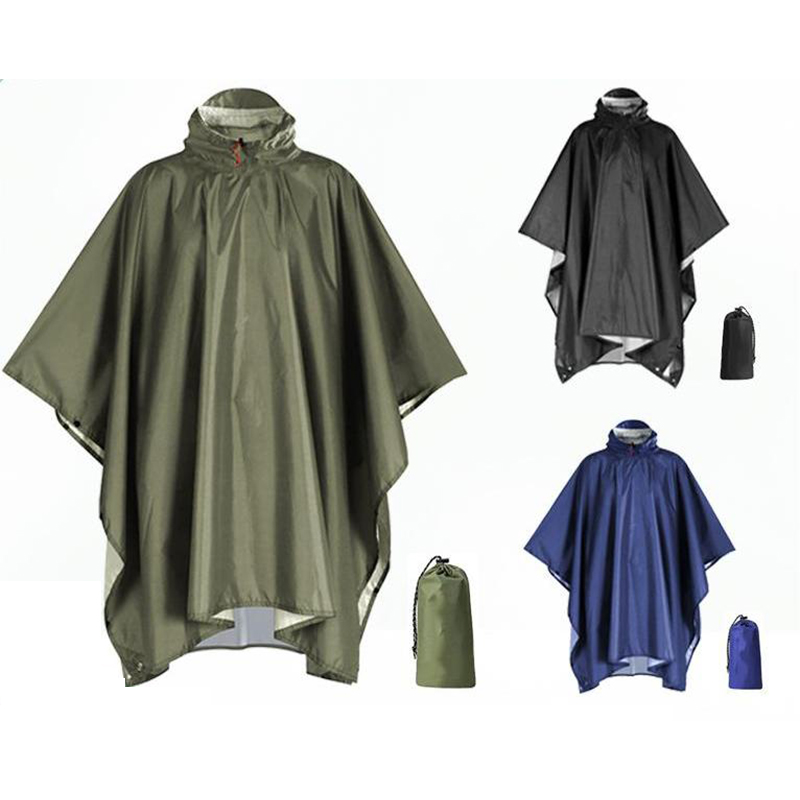 Heavy Duty Rain Poncho For Bac - огляд і ціна Emergency Poncho Rain