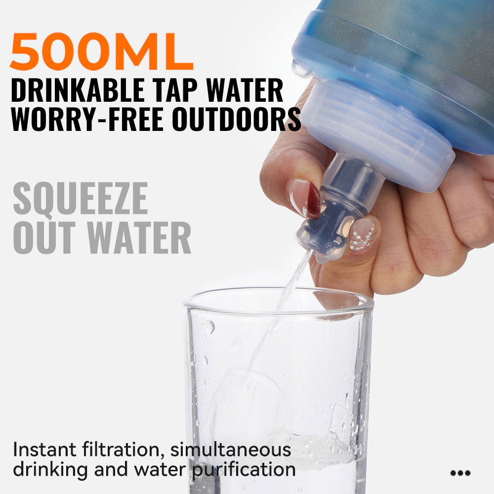 WRELS Water Filter Bottle Coll - огляд і ціна Water Bag Collapsible