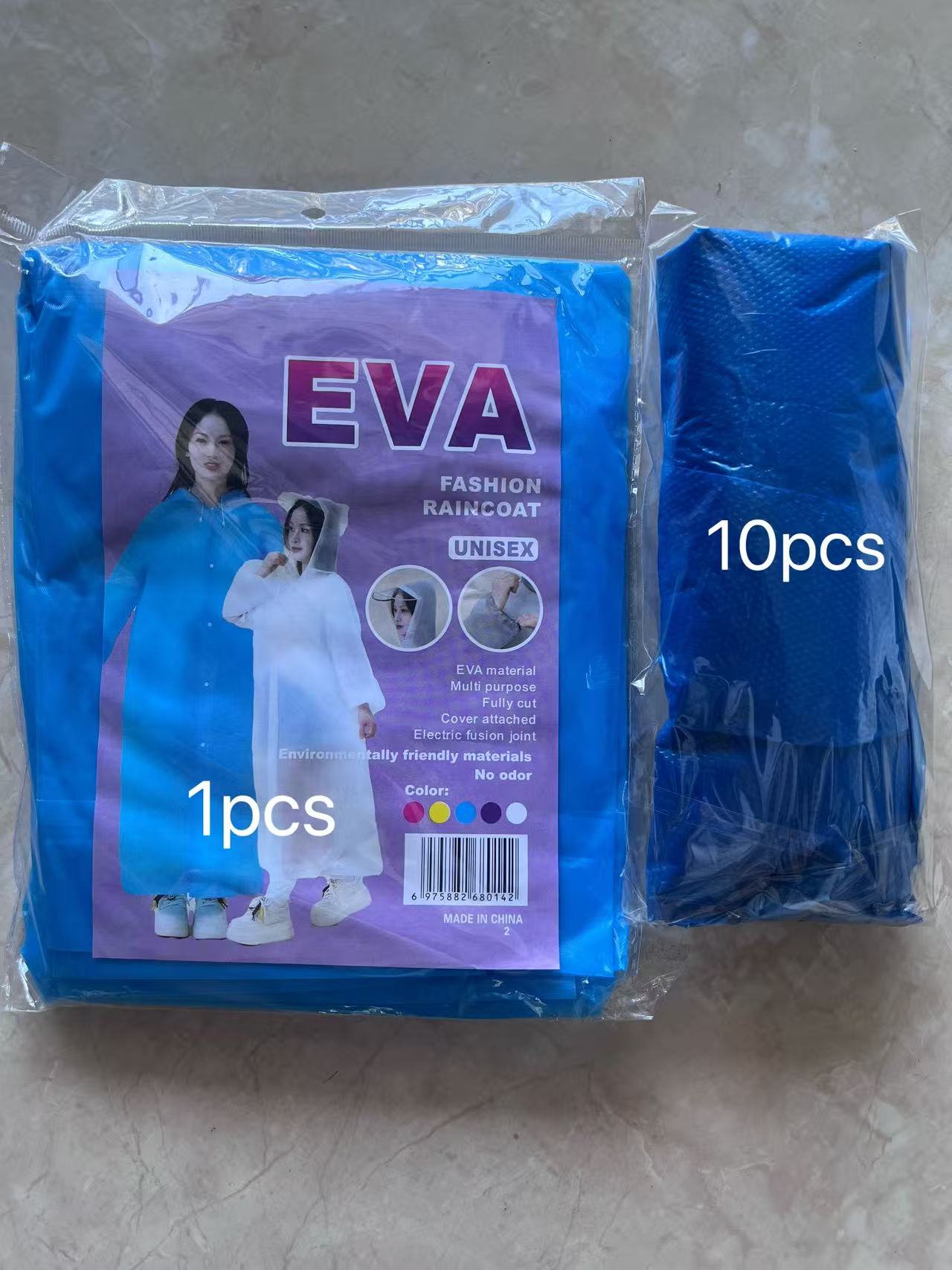 10Pcs Disposable Thick PE Rain - огляд і ціна Emergency Poncho Rain