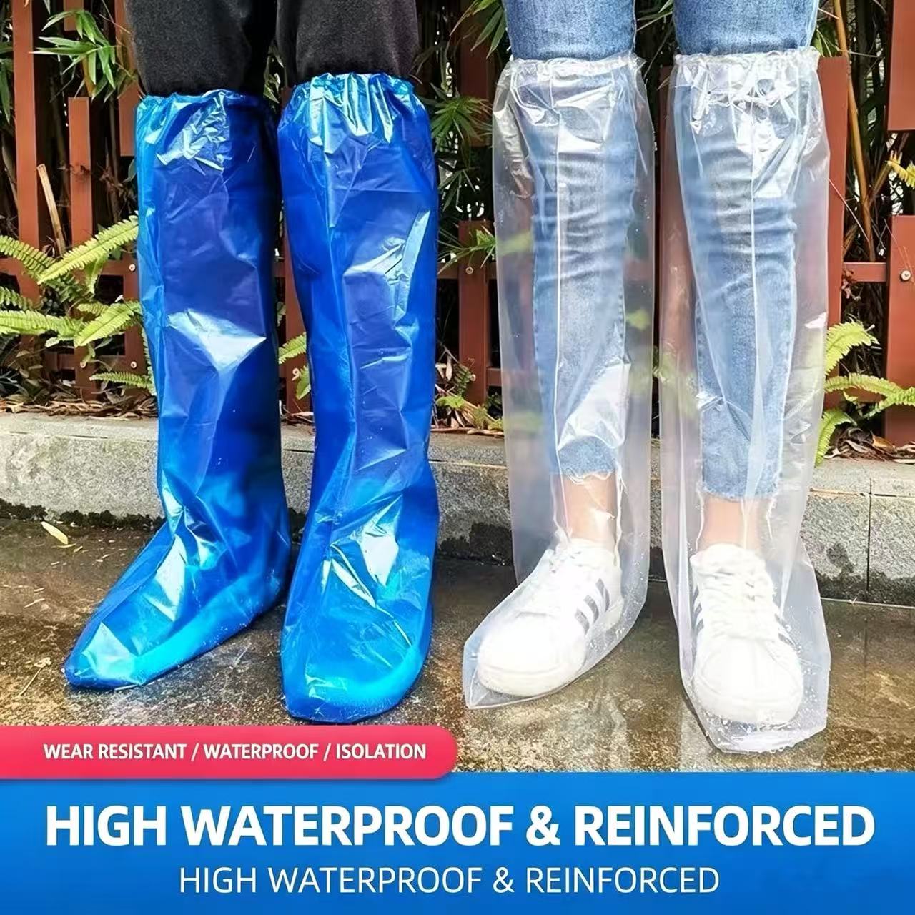 10Pcs Disposable Thick PE Rain - огляд і ціна Emergency Poncho Rain