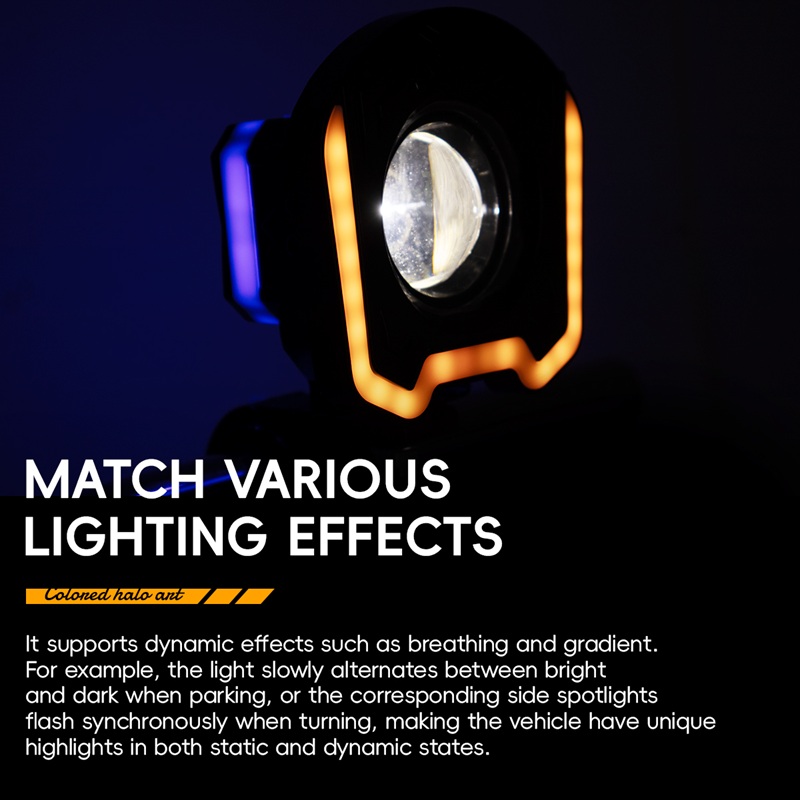 4inch Motorcycle LED Spotlight - огляд і ціна Sos Light Strobe